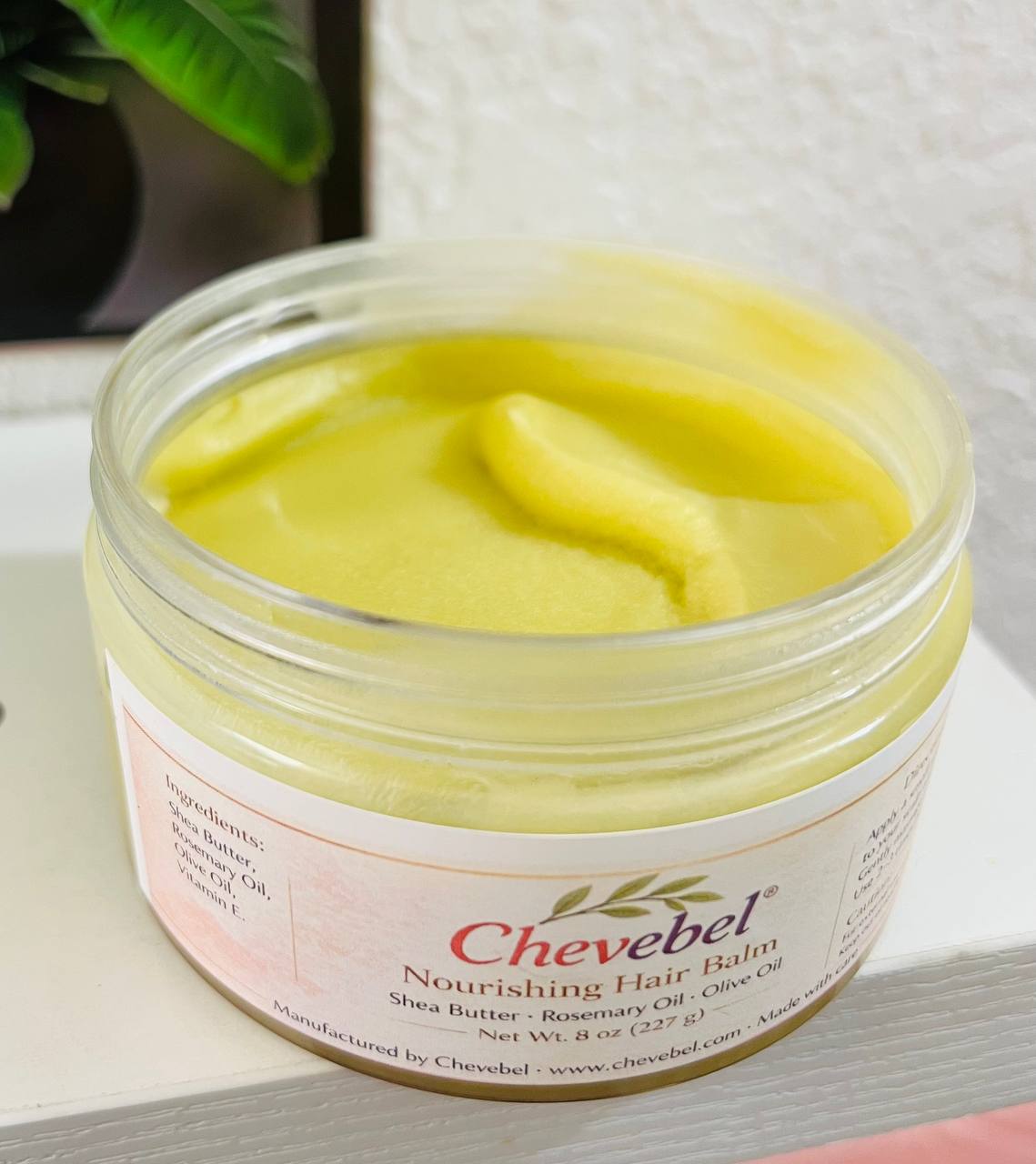 Chevebel Hair Pomade 100% natural- Shea butter, Rosemary oil, olive oil -80z