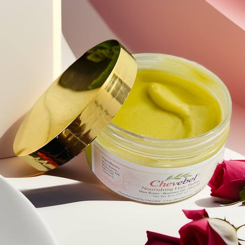 Chevebel Hair Pomade 100% natural- Shea butter, Rosemary oil, olive oil -80z